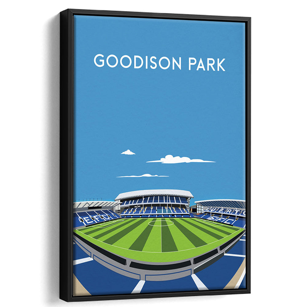Goodison Park, Everton Stadium Wall Art Print, Football Stadium Art Decor, Framed Canvas Prints Wall Art