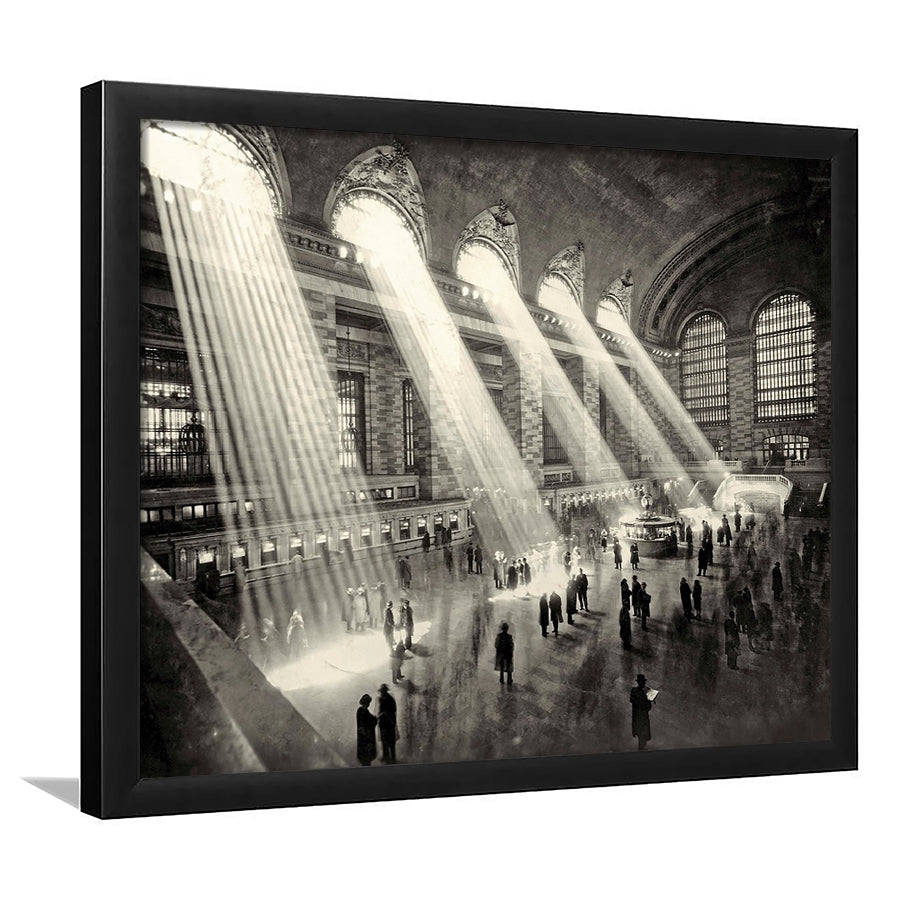 Grand Central Terminal New York 1930 LargeArt Prints, Framed Art Print, Picture Framed