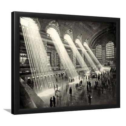 Grand Central Terminal New York 1930 LargeArt Prints, Framed Art Print, Picture Framed