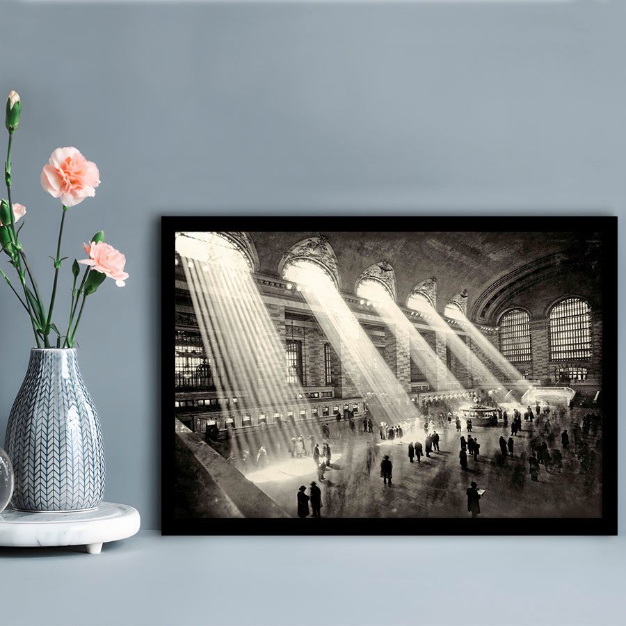 Grand Central Terminal New York 1930 LargeArt Prints, Framed Art Print, Picture Framed
