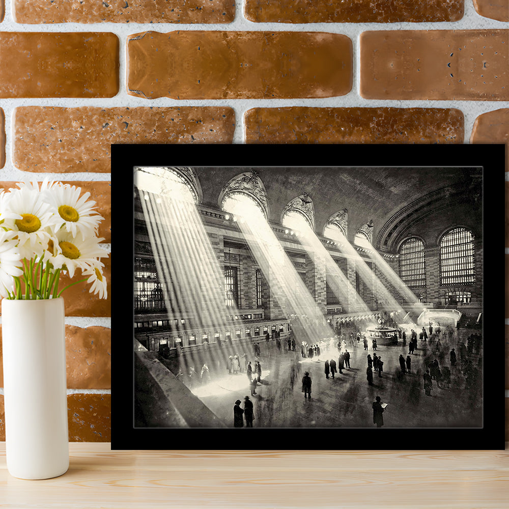 Grand Central Terminal New York 1930 LargeArt Prints, Framed Art Print, Picture Framed