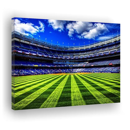 Grass Yankee Stadium, Stadium Canvas, Sport Art, Gift for him, Man Cave Decor, Art Print, Canvas Print Wall Art