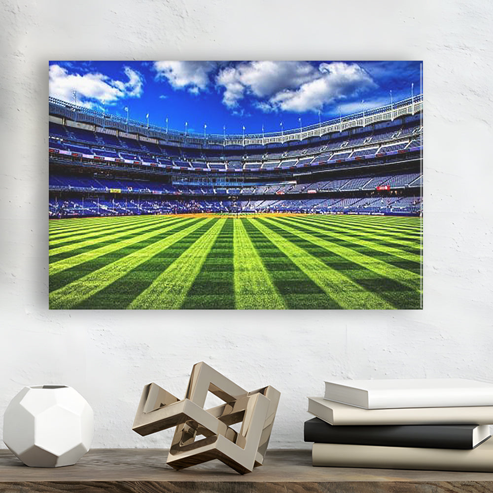 Grass Yankee Stadium, Stadium Canvas, Sport Art, Gift for him, Man Cave Decor, Art Print, Canvas Print Wall Art
