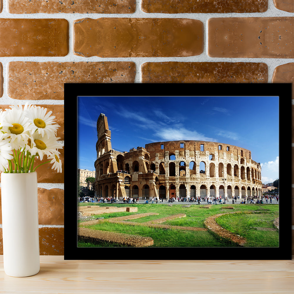 Great Colosseum, Stadium Canvas, Sport Art, Gift for him, Framed Art Print Wall Decor, Picture Framed
