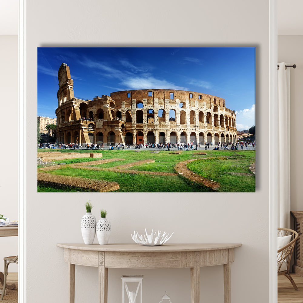 Great Colosseum, Stadium Canvas, Sport Art, Gift for him, Man Cave Decor, Art Print, Canvas Print Wall Art