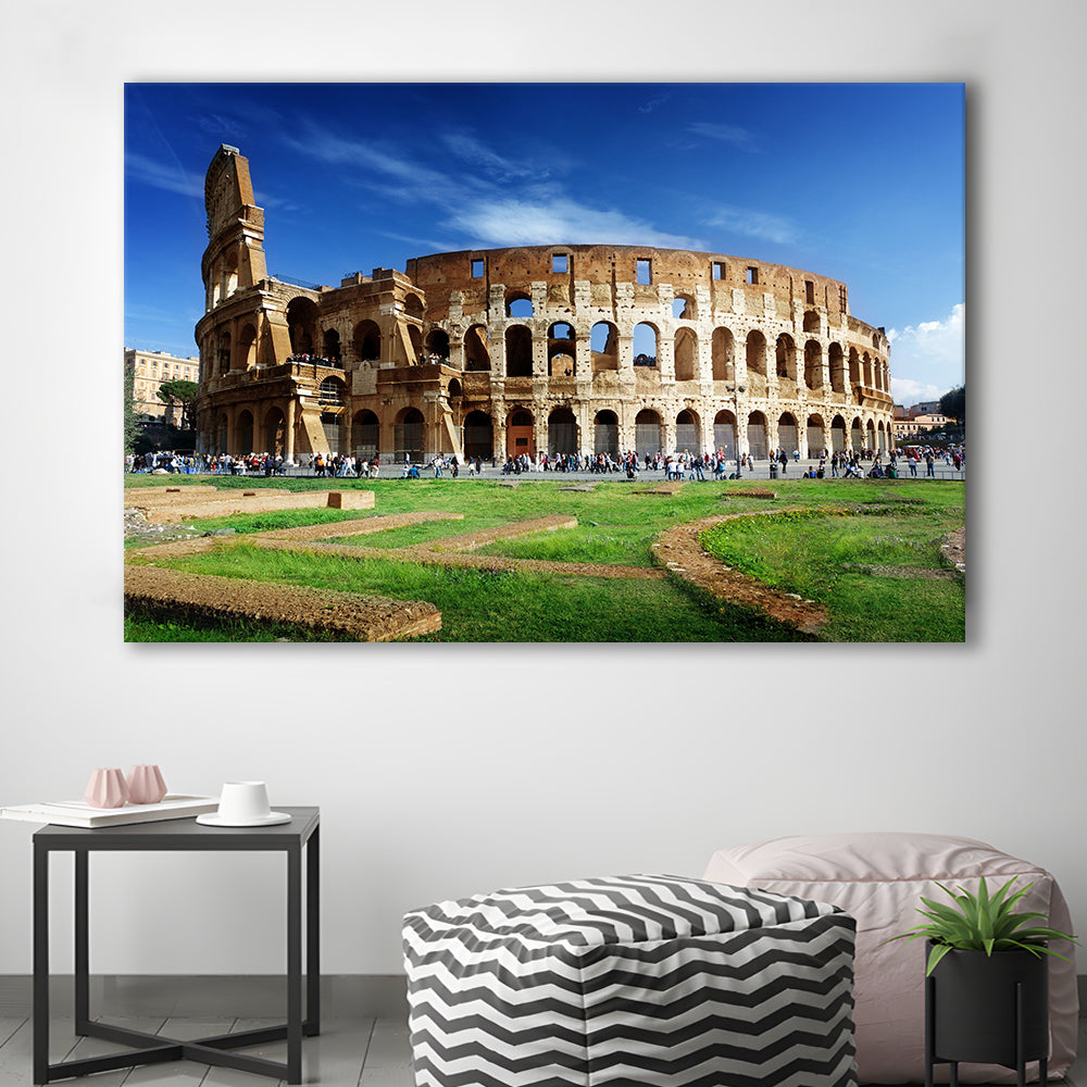 Great Colosseum, Stadium Canvas, Sport Art, Gift for him, Man Cave Decor, Art Print, Canvas Print Wall Art