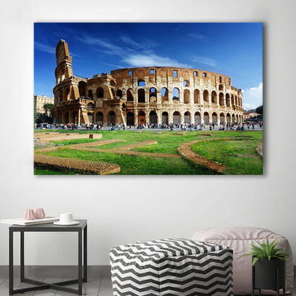 Great Colosseum, Stadium Canvas, Sport Art, Gift for him, Man Cave Decor, Art Print, Canvas Print Wall Art