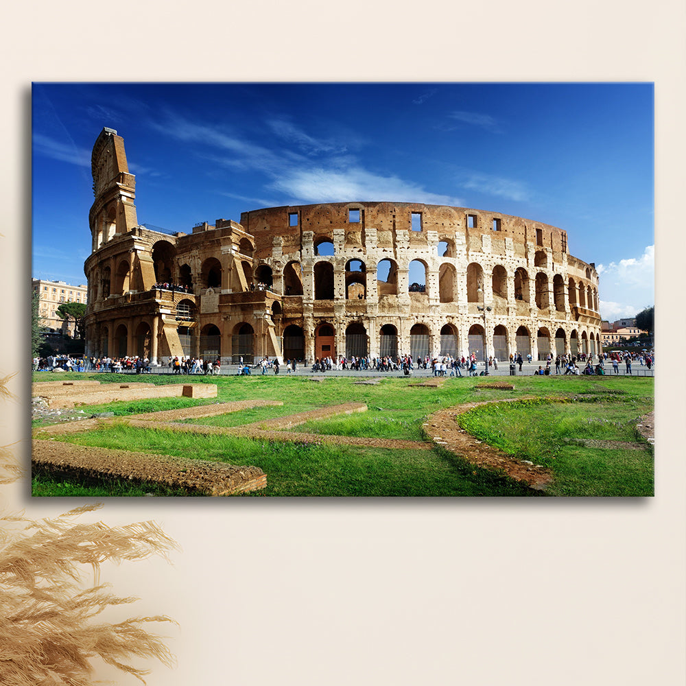 Great Colosseum, Stadium Canvas, Sport Art, Gift for him, Man Cave Decor, Art Print, Canvas Print Wall Art