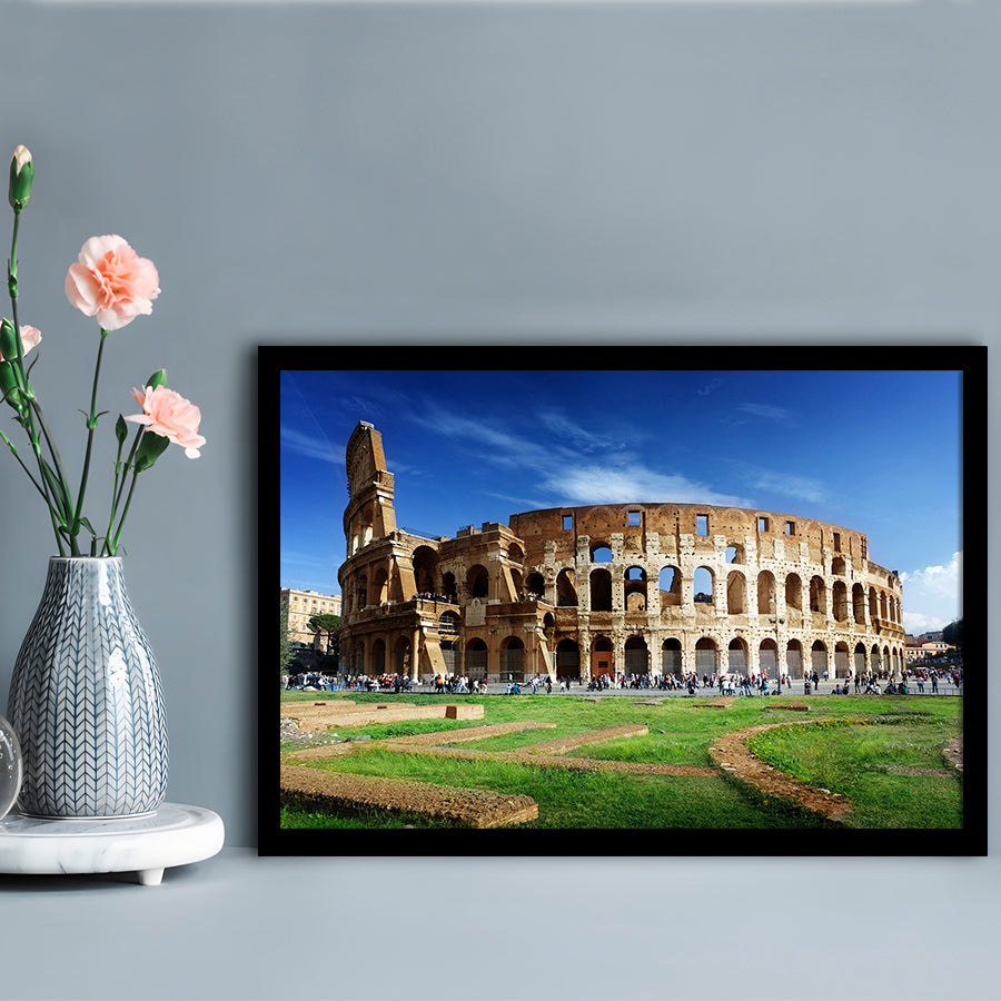 Great Colosseum, Stadium Canvas, Sport Art, Gift for him, Framed Art Print Wall Decor, Picture Framed