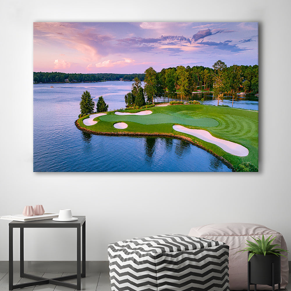 Great Waters At Reynolds Lake Oconee Golf Courses, Golf Art Print,Gifts Golf Lover