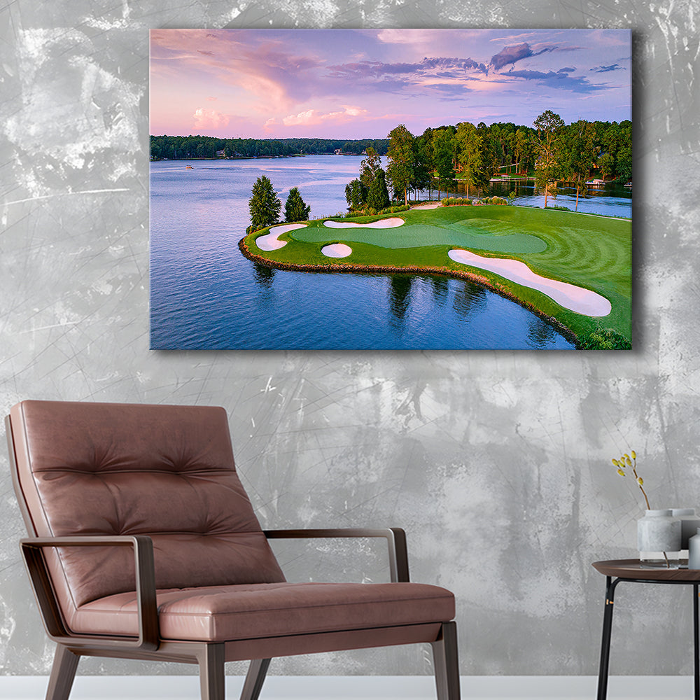 Great Waters At Reynolds Lake Oconee Golf Courses, Golf Art Print,Gifts Golf Lover