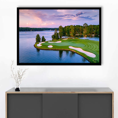 Great Waters At Reynolds Lake Oconee Golf Courses, Framed Art Print Wall Decor, Picture Framed