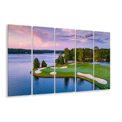 Great Waters At Reynolds Lake Oconee Golf Courses, Golf Art Print, Extra Large Canvas Print Wall Art
