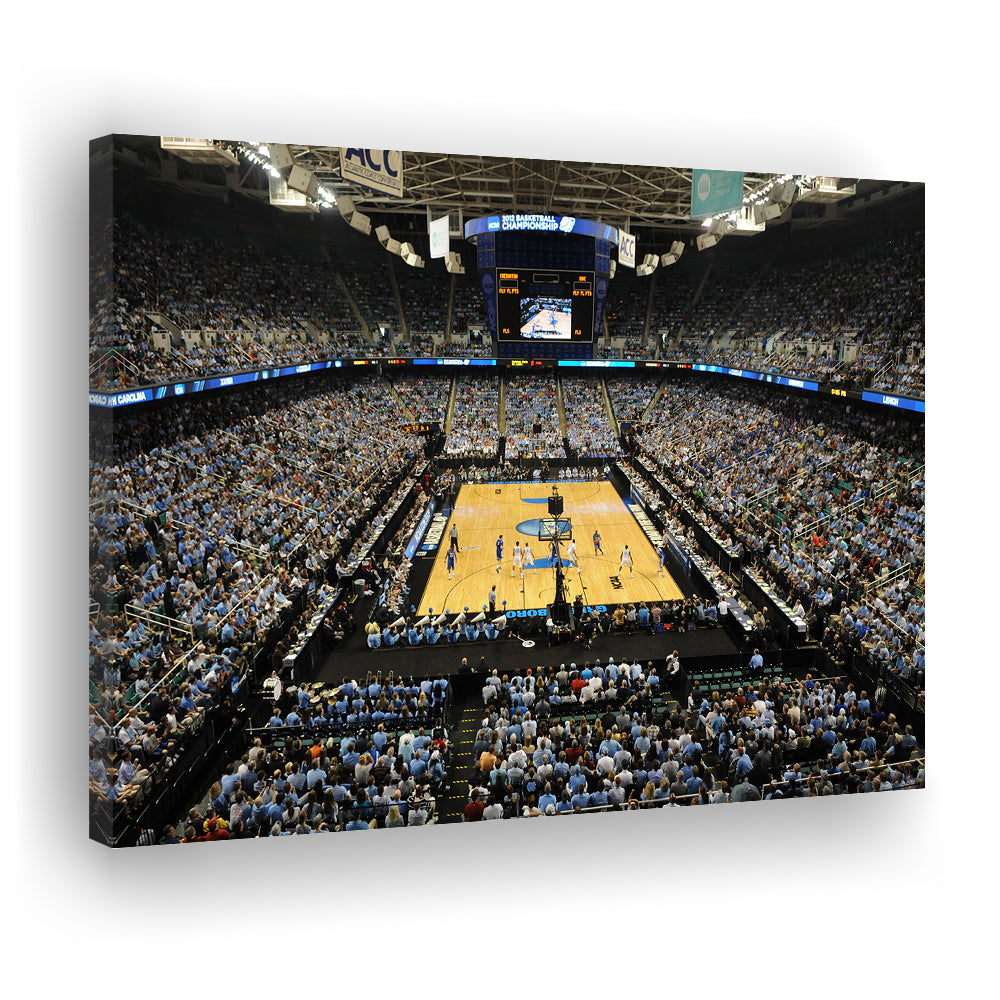 Greensboro Coliseum Complex, Stadium Canvas, Sport Art, Gift for him, Man Cave Decor, Art Print, Canvas Print Wall Art