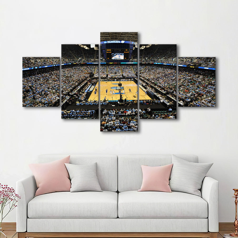 Greensboro Coliseum Complex, Stadium Canvas, Sport Art, Gift for him, 5 Panel, Large Canvas, Canvas Print Wall Art
