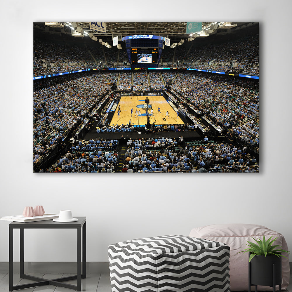 Greensboro Coliseum Complex, Stadium Canvas, Sport Art, Gift for him, Man Cave Decor, Art Print, Canvas Print Wall Art