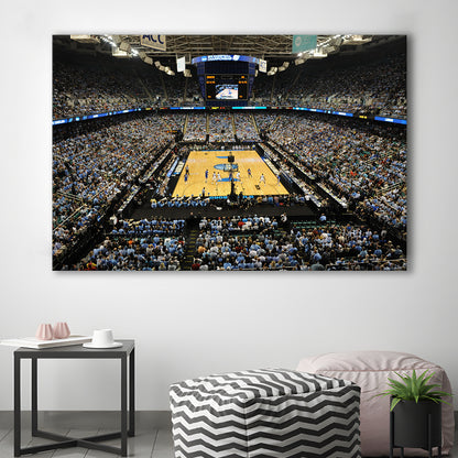 Greensboro Coliseum Complex, Stadium Canvas, Sport Art, Gift for him, Man Cave Decor, Art Print, Canvas Print Wall Art