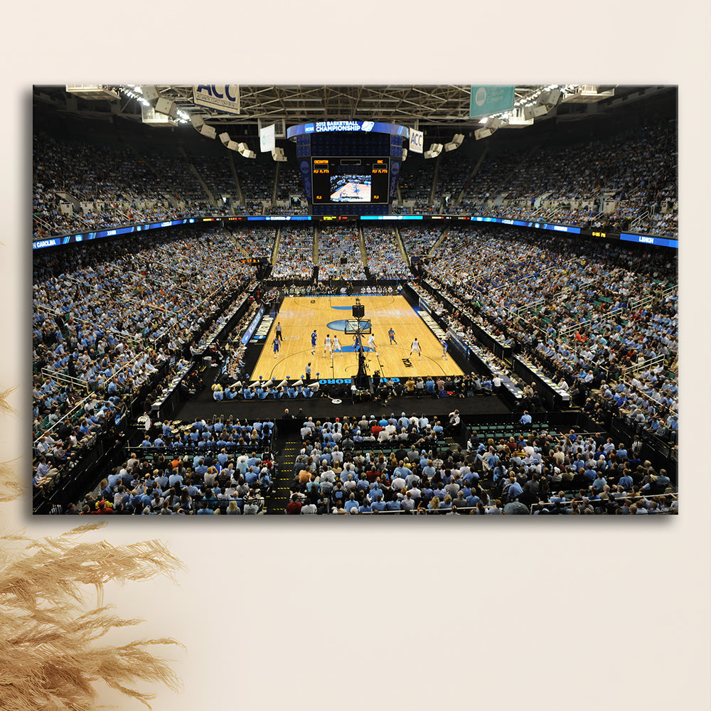 Greensboro Coliseum Complex, Stadium Canvas, Sport Art, Gift for him, Man Cave Decor, Art Print, Canvas Print Wall Art