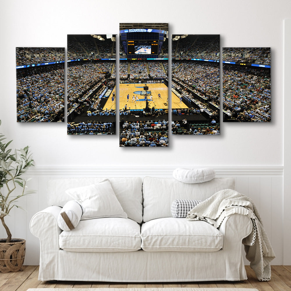 Greensboro Coliseum Complex, Stadium Canvas, Sport Art, Gift for him, 5 Panel, Large Canvas, Canvas Print Wall Art