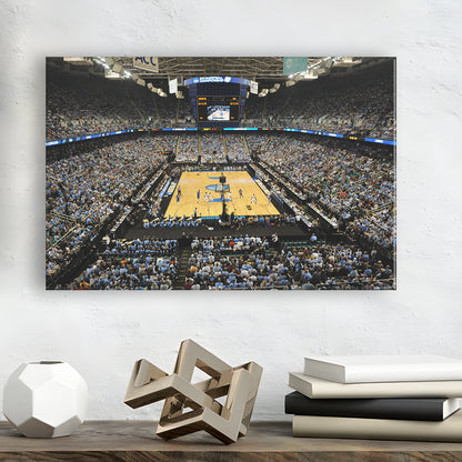 Greensboro Coliseum Complex, Stadium Canvas, Sport Art, Gift for him, Man Cave Decor, Art Print, Canvas Print Wall Art