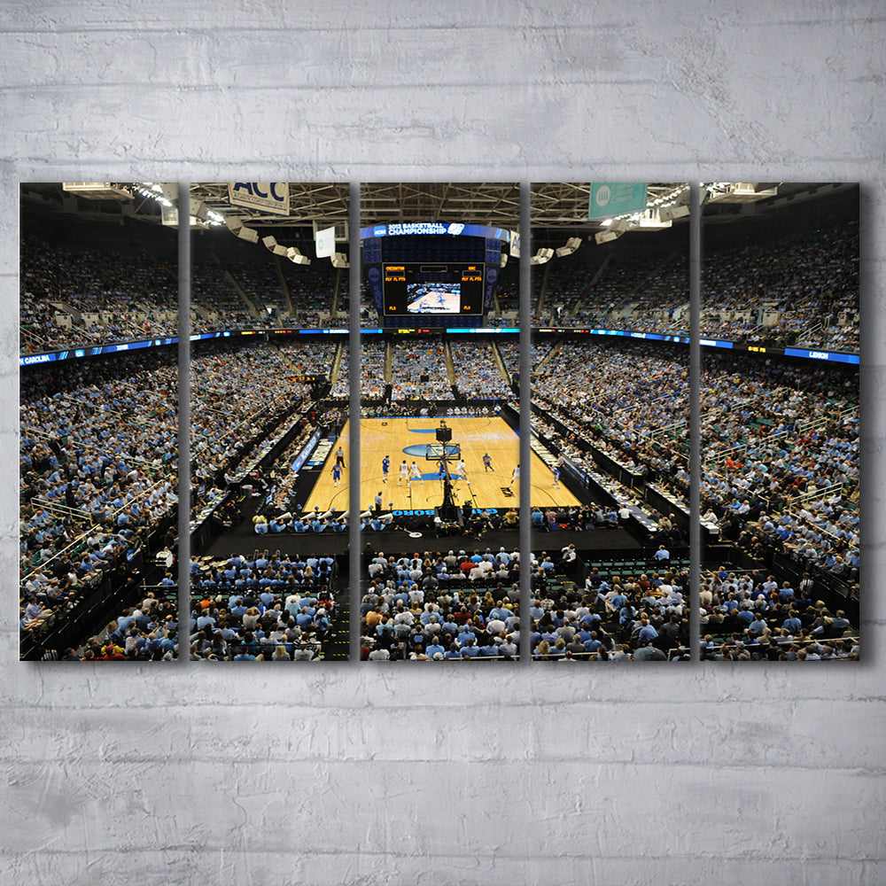 Greensboro Coliseum Complex, Stadium Canvas, Sport Art, 5 Panel B, Extra Large Canvas, Canvas Print Wall Art