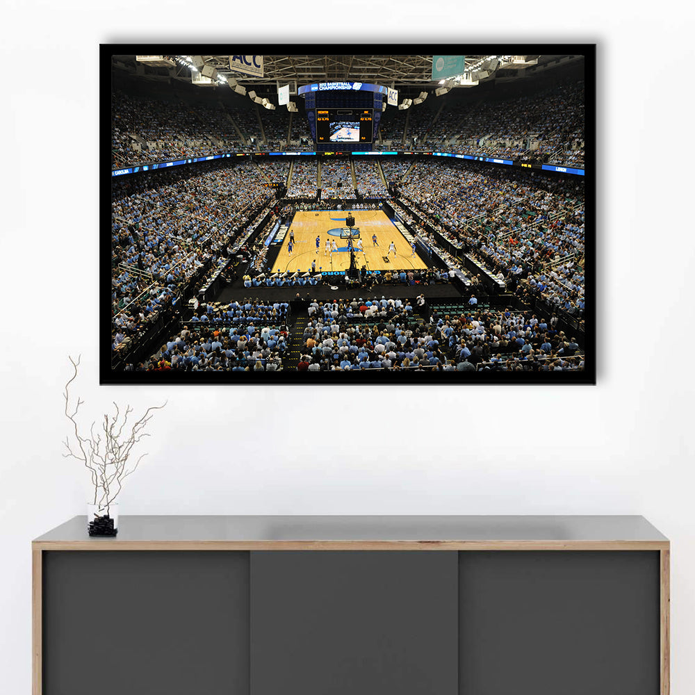 Greensboro Coliseum Complex, Stadium Canvas, Sport Art, Gift for him, Framed Art Print Wall Decor, Picture Framed