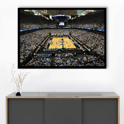 Greensboro Coliseum Complex, Stadium Canvas, Sport Art, Gift for him, Framed Art Print Wall Decor, Picture Framed