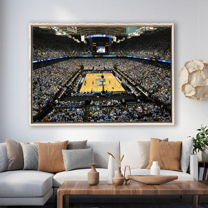 Greensboro Coliseum Complex, Stadium Canvas, Sport Art, Framed Canvas Print Wall Art, Floating Frame