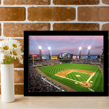 Guaranteed Rate Field, Stadium Canvas, Sport Art, Gift for him, Framed Art Print Wall Decor, Picture Framed