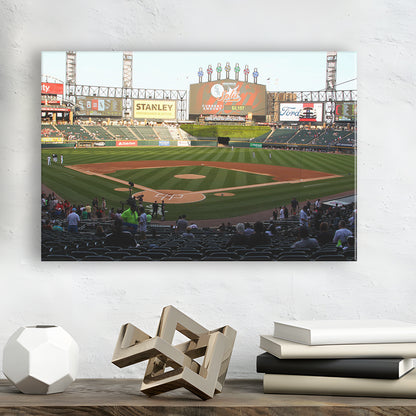 Guaranteed Rate Field in Chicago, Stadium Canvas, Sport Art, Gift for him, Man Cave Decor, Art Print, Canvas Print Wall Art