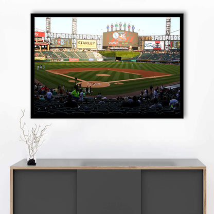 Guaranteed Rate Field in Chicago, Stadium Canvas, Sport Art, Gift for him, Framed Art Print Wall Decor, Picture Framed