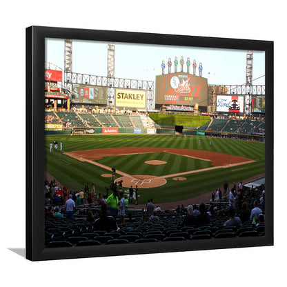 Guaranteed Rate Field in Chicago, Stadium Canvas, Sport Art, Gift for him, Framed Art Print Wall Decor, Picture Framed