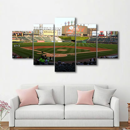 Guaranteed Rate Field in Chicago, Stadium Canvas, Sport Art, Gift for him, 5 Panel, Large Canvas, Canvas Print Wall Art