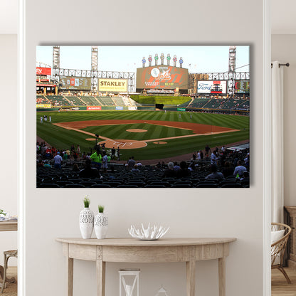 Guaranteed Rate Field in Chicago, Stadium Canvas, Sport Art, Gift for him, Man Cave Decor, Art Print, Canvas Print Wall Art