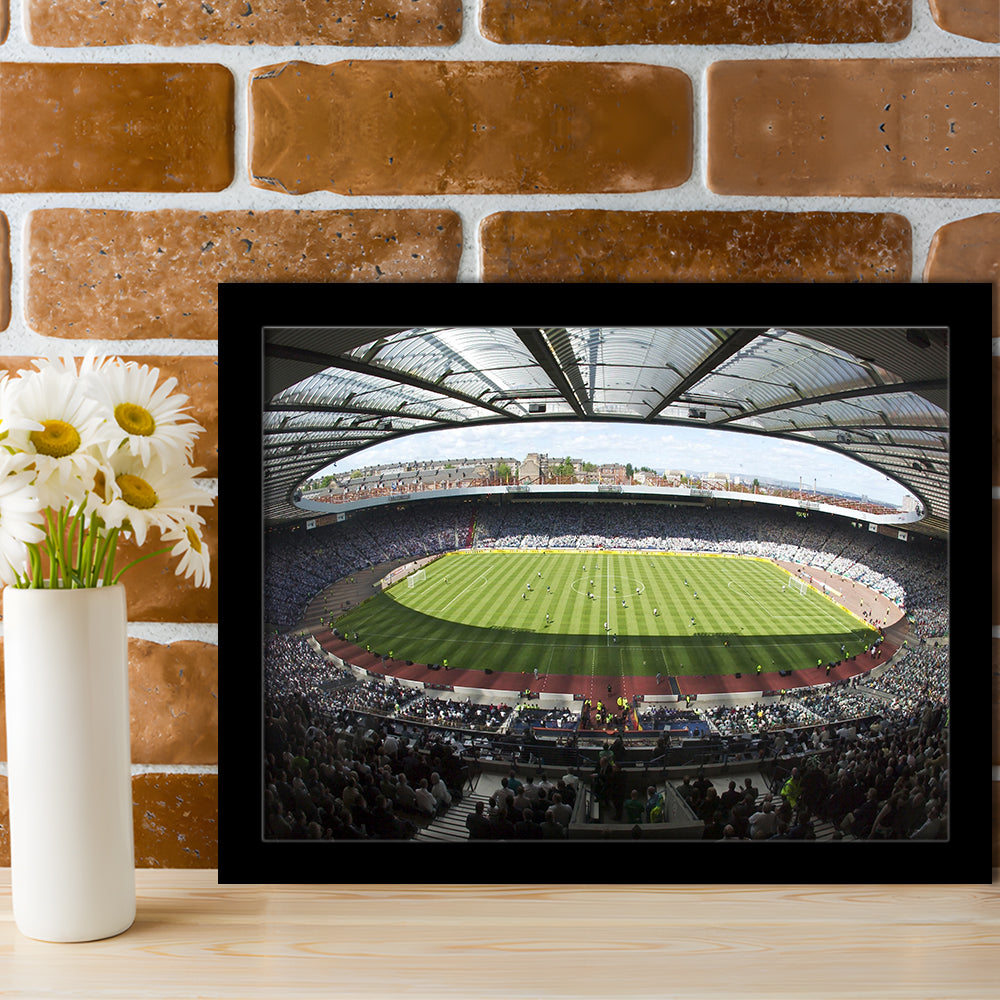 Hampden Park Stadium, Stadium Canvas, Sport Art, Gift for him, Framed Art Print Wall Decor, Picture Framed