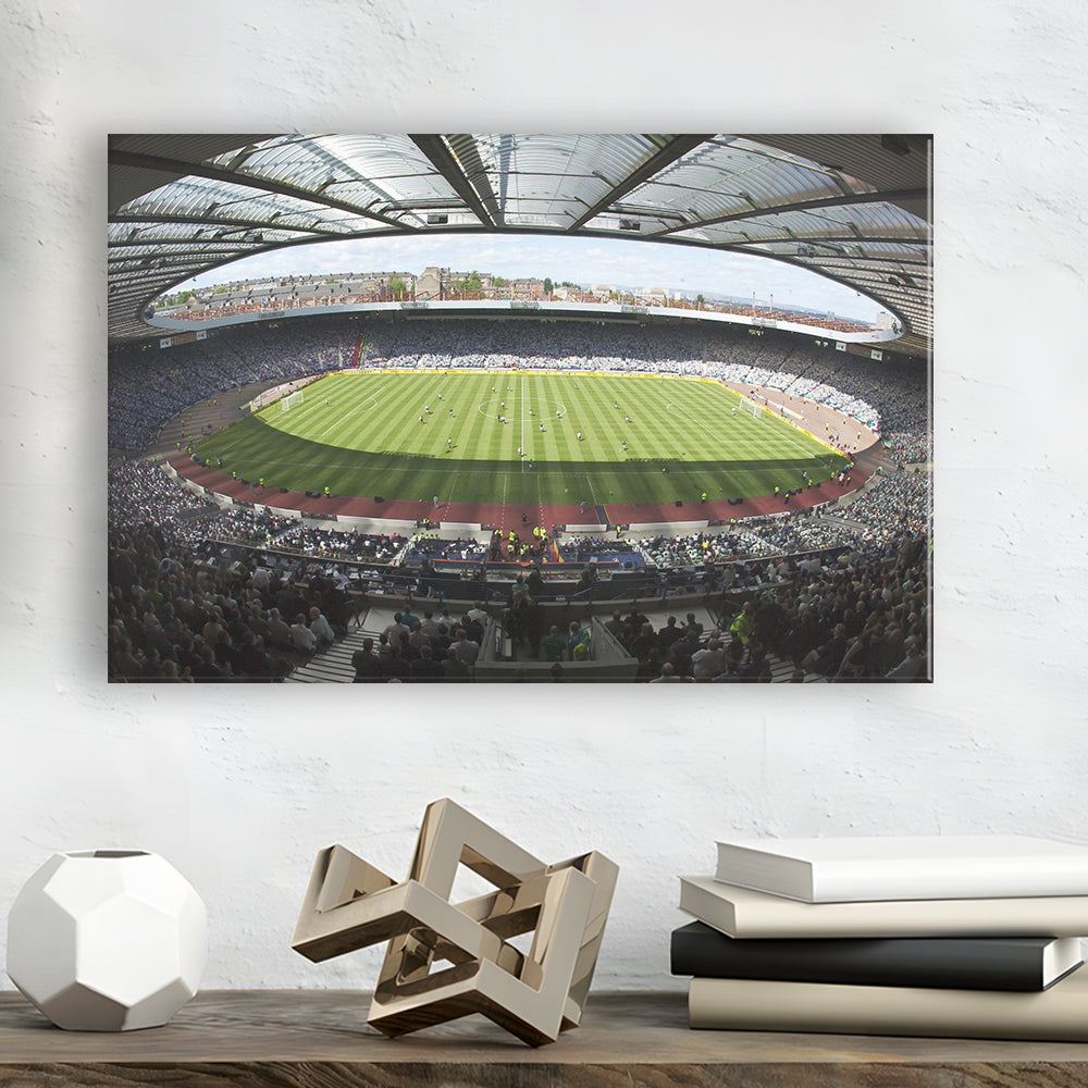 Hampden Park Stadium, Stadium Canvas, Sport Art, Gift for him, Man Cave Decor, Art Print, Canvas Print Wall Art