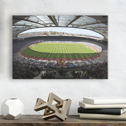 Hampden Park Stadium, Stadium Canvas, Sport Art, Gift for him, Man Cave Decor, Art Print, Canvas Print Wall Art