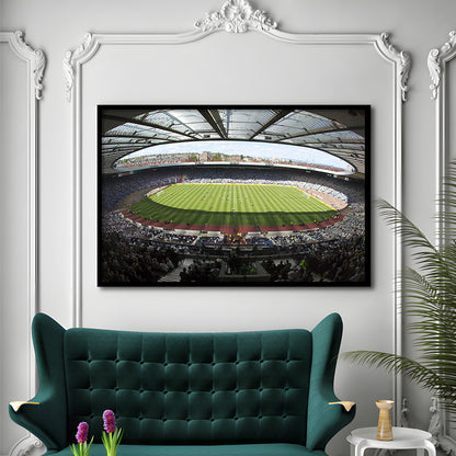 Hampden Park Stadium, Stadium Canvas, Sport Art, Gift for him, Framed Art Print Wall Decor, Picture Framed