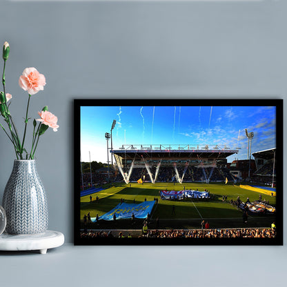 Headingley Stadium, Stadium Canvas, Sport Art, Gift for him, Framed Art Print Wall Decor, Picture Framed