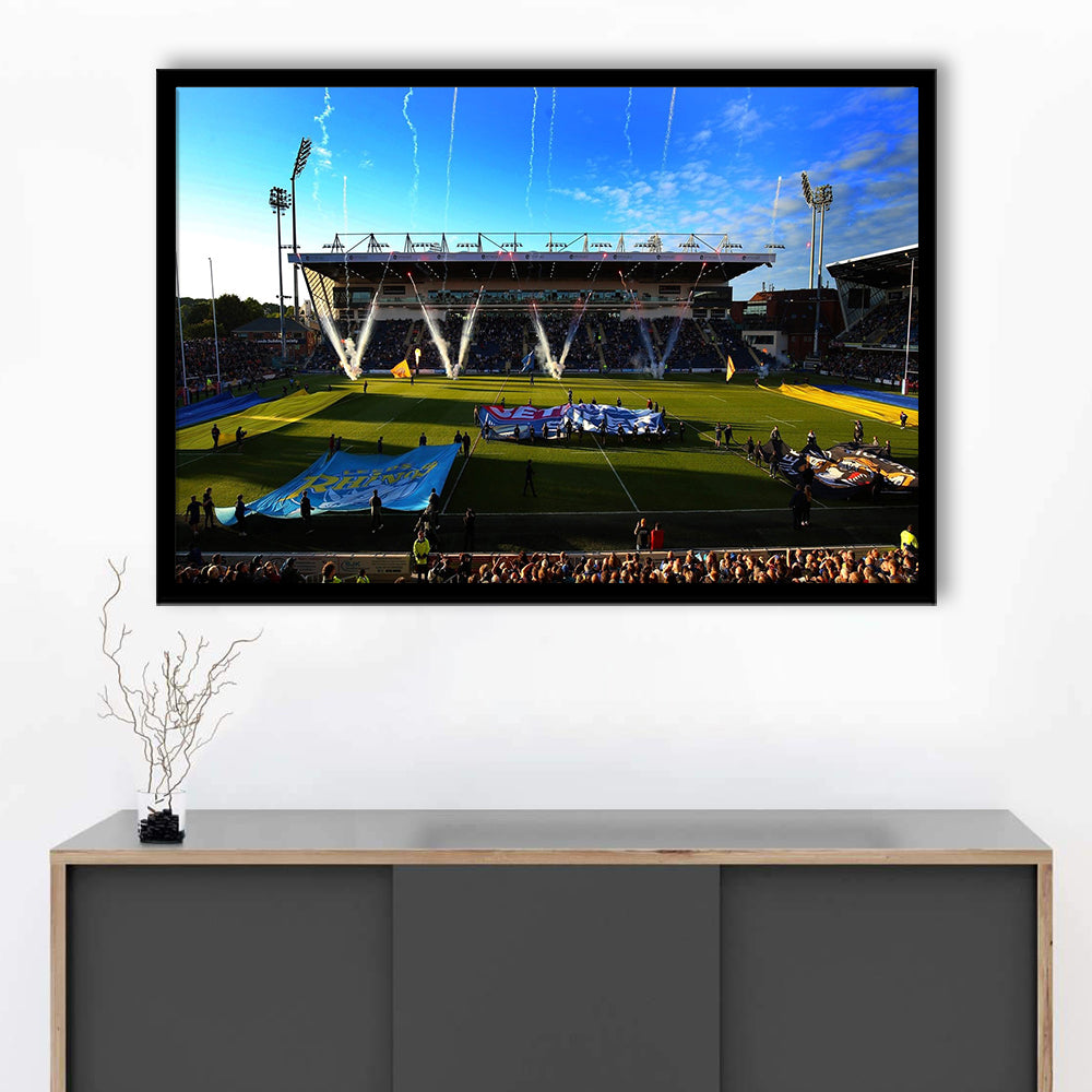Headingley Stadium, Stadium Canvas, Sport Art, Gift for him, Framed Art Print Wall Decor, Picture Framed
