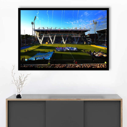 Headingley Stadium, Stadium Canvas, Sport Art, Gift for him, Framed Art Print Wall Decor, Picture Framed