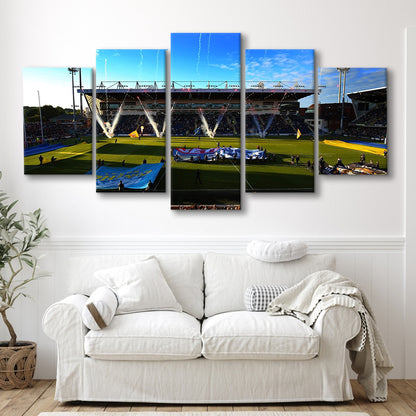 Headingley Stadium, Stadium Canvas, Sport Art, Gift for him, 5 Panel, Large Canvas, Canvas Print Wall Art