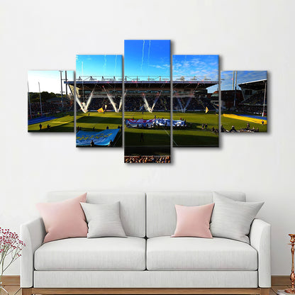 Headingley Stadium, Stadium Canvas, Sport Art, Gift for him, 5 Panel, Large Canvas, Canvas Print Wall Art