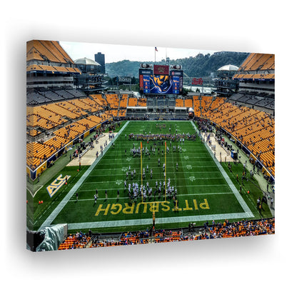 Heinz Field Pitters burgh Panthers, Stadium Canvas, Sport Art, Gift for him, Man Cave Decor, Art Print, Canvas Print Wall Art