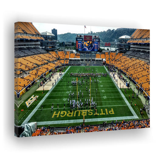 Heinz Field Pitters burgh Panthers, Stadium Canvas, Sport Art, Gift for him, Man Cave Decor, Art Print, Canvas Print Wall Art