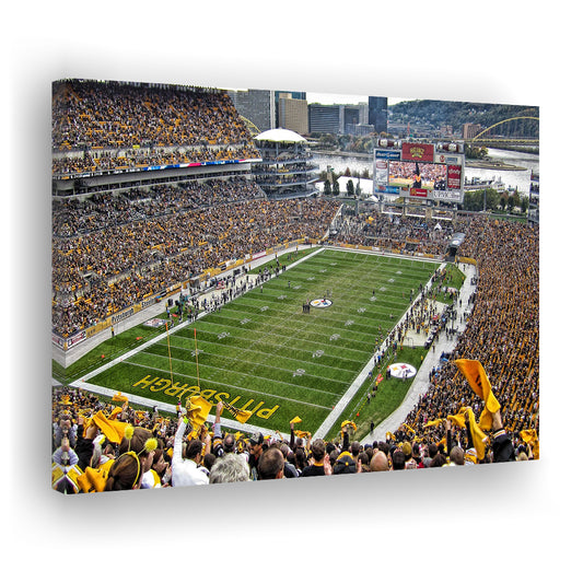 Heinz Field Pittsburgh Stadium, Stadium Canvas, Sport Art, Gift for him, Man Cave Decor, Art Print, Canvas Print Wall Art
