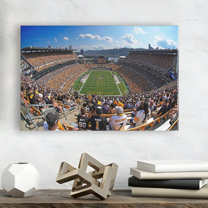 Heinz field Pittsburgh Steelers, Stadium Canvas, Sport Art, Gift for him, Man Cave Decor, Art Print, Canvas Print Wall Art