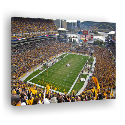 Heinz field sports Stadium, Stadium Canvas, Sport Art, Gift for him, Man Cave Decor, Art Print, Canvas Print Wall Art