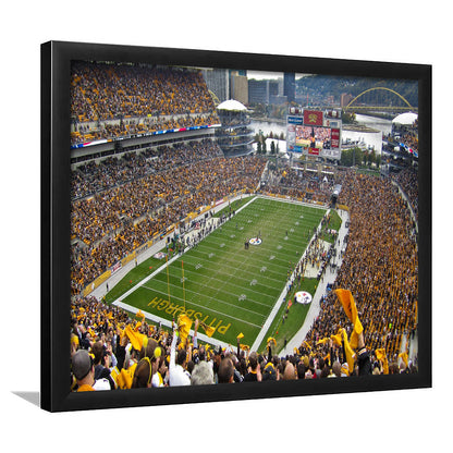 Heinz field sports Stadium, Stadium Canvas, Sport Art, Gift for him, Framed Art Print Wall Decor, Picture Framed