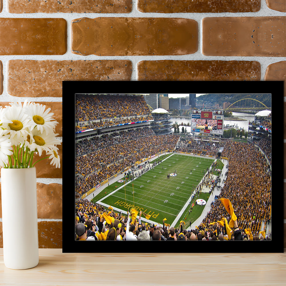 Heinz field sports Stadium, Stadium Canvas, Sport Art, Gift for him, Framed Art Print Wall Decor, Picture Framed